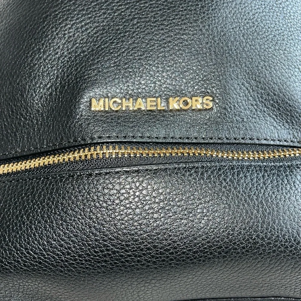 Michael Kors Rhea Medium Pebbled Leather Backpack - Picture 3 of 10